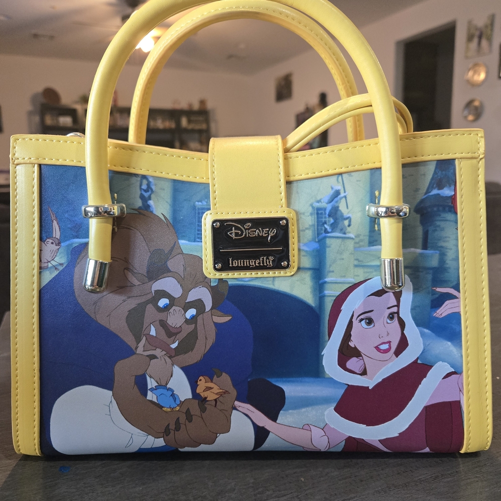 Loungefly Yellow and Blue Crossbody Bag - Picture 2 of 7